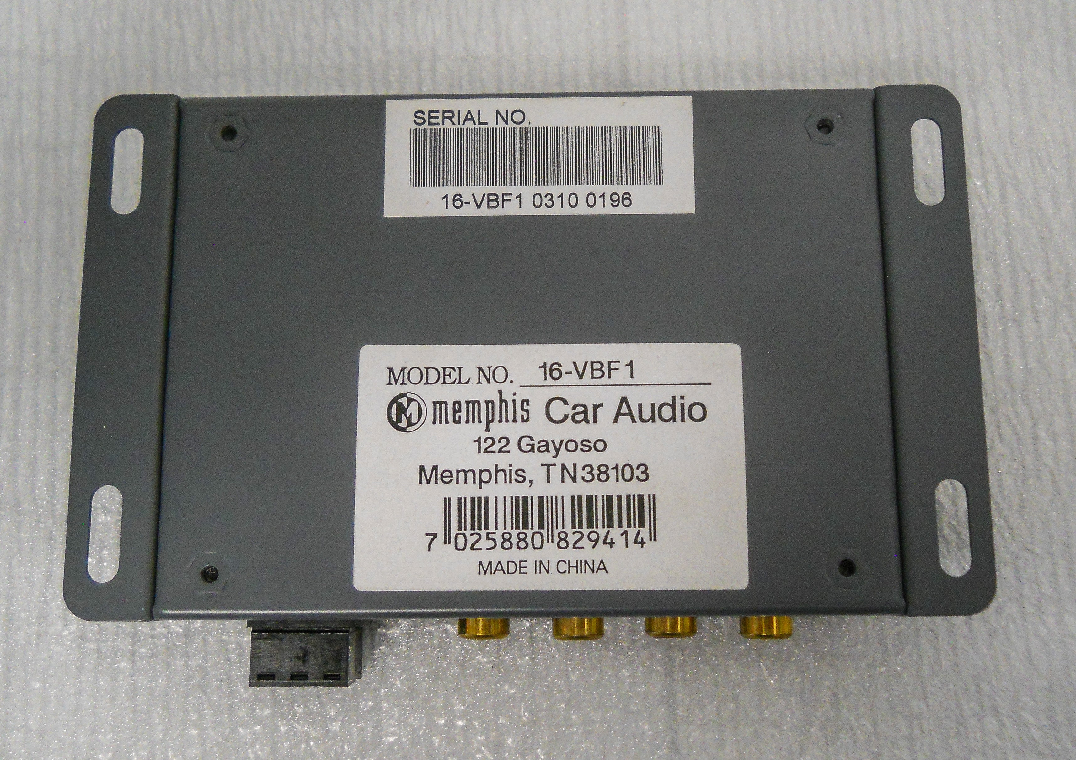 Menphis car audio - line driver