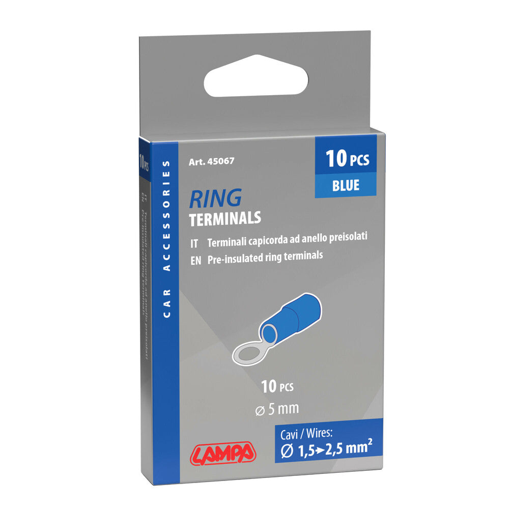 Terminali capicorda ad anello BLU (45067)