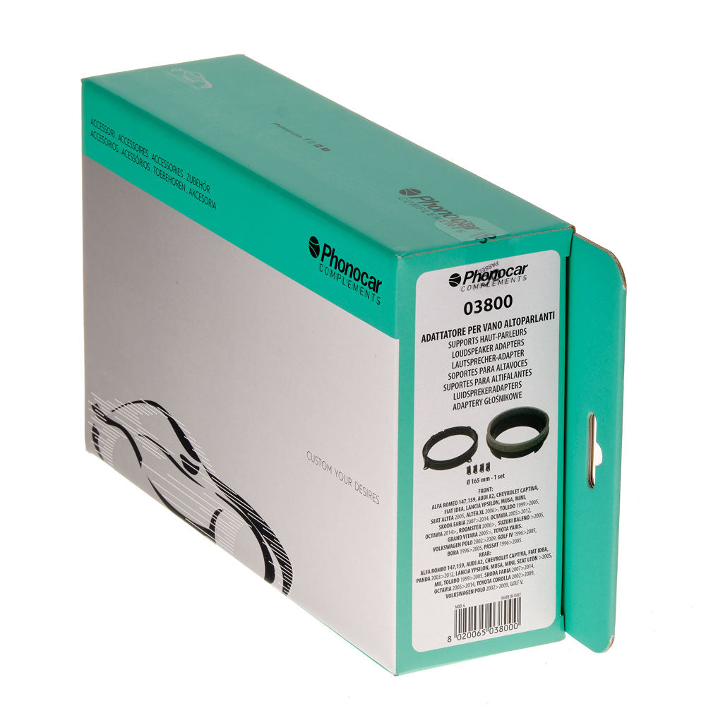 Adattatori altoparlanti Ø165 multimarca (03800)