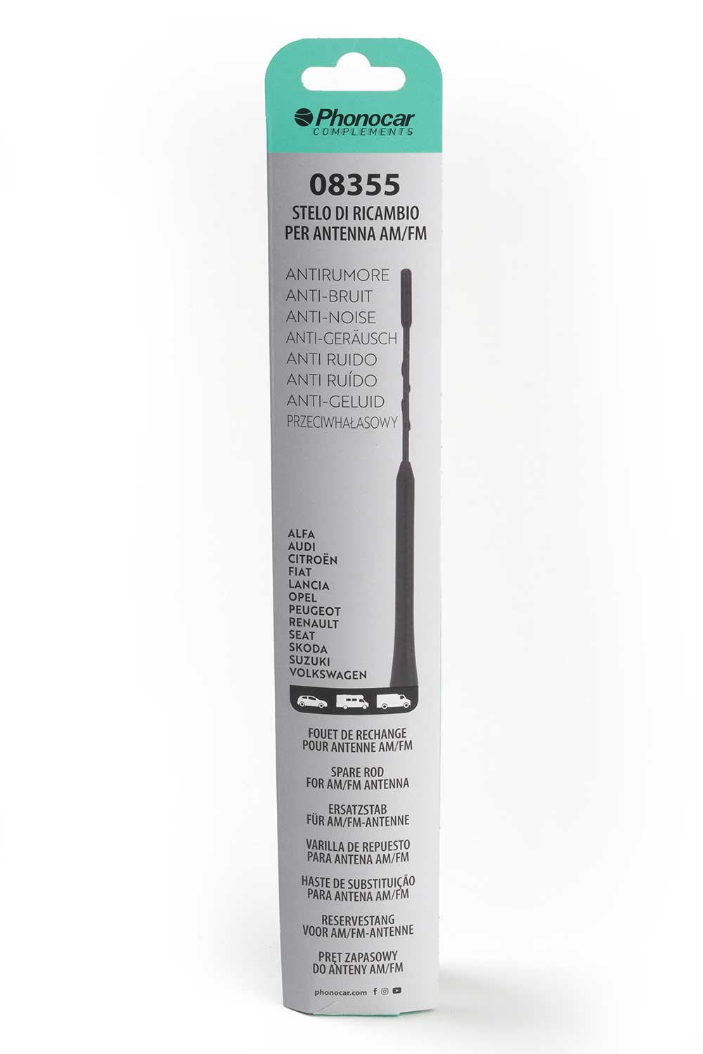 Stelo di ricambio per antenna AM/FM (08355)