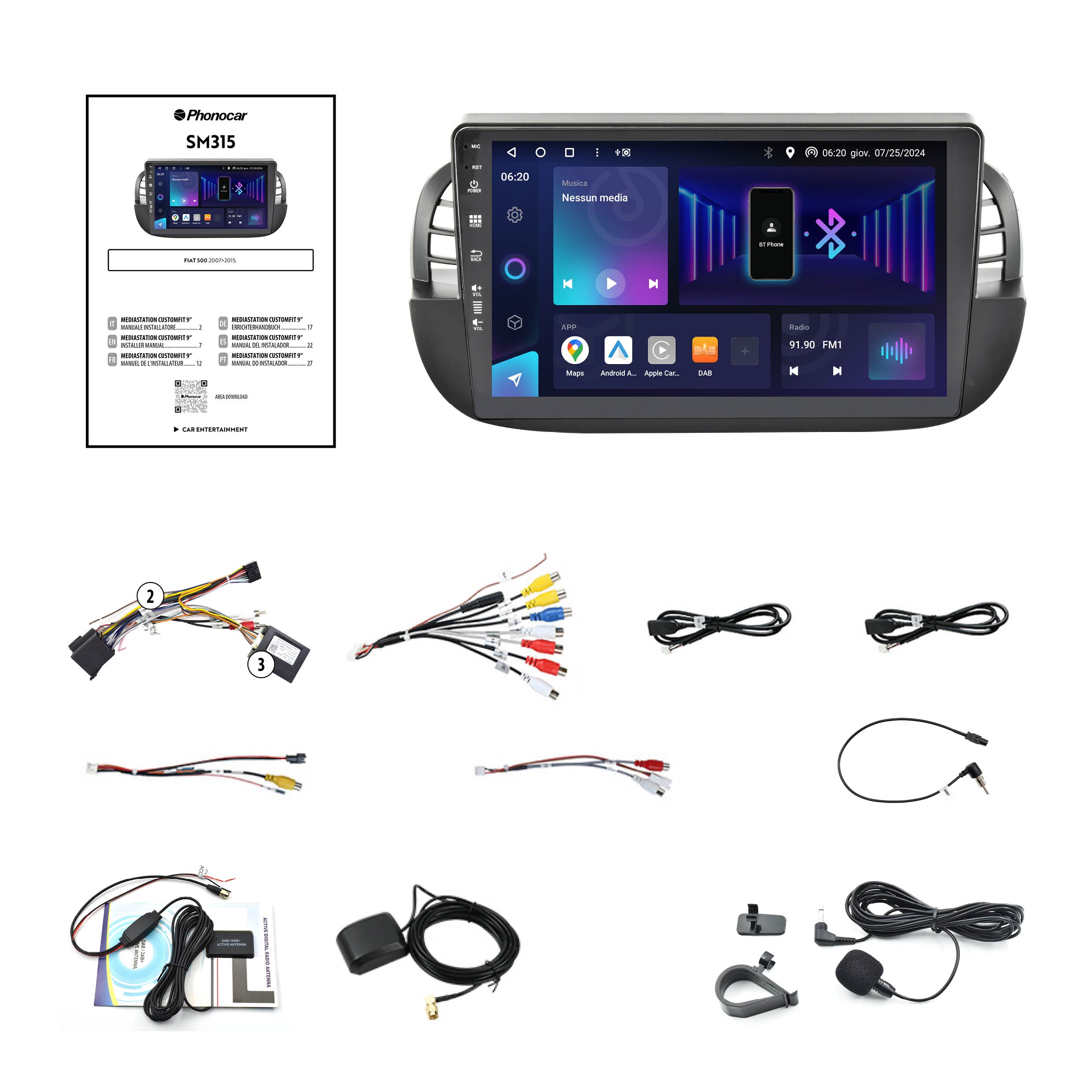 Fiat 500 2007-2015 (SM315)